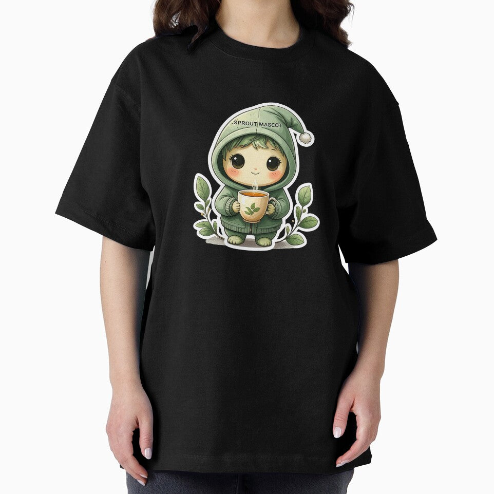Sprout in a Hoodie • Cute Plant Mascot by CuteComfyClub