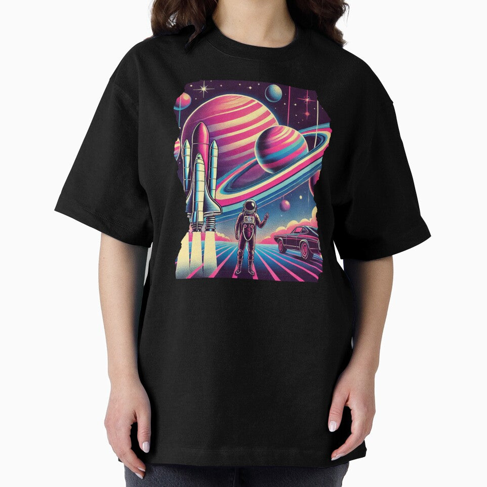 Cosmic Odyssey: Retro-Future Voyage by SparrowTrend