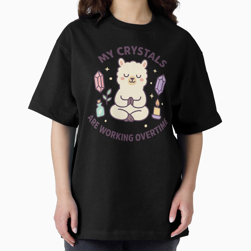 Crystal Healing Llama by RestAndRage