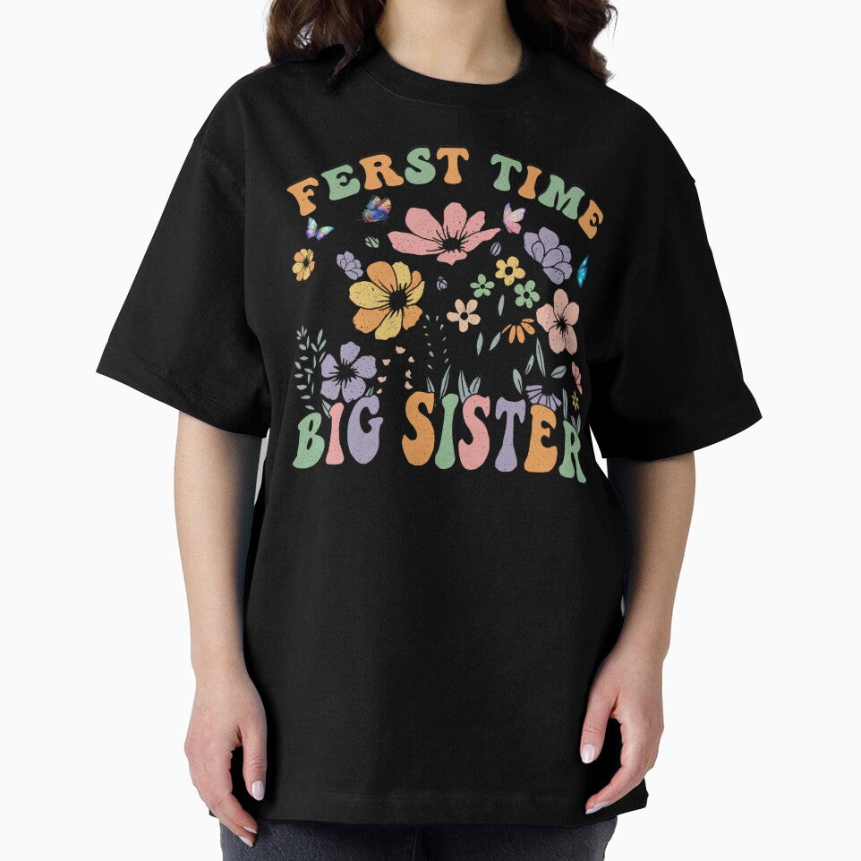 Groovy Big Sister First time 2024 wildflowers Big Sister Announcement 2024 For Big Sister 2024 by Taylor  ART