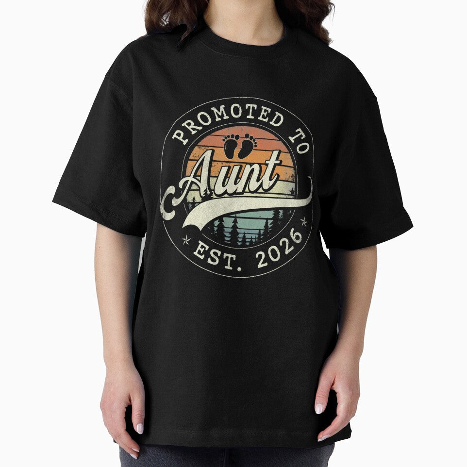Promoted To Aunt Est. 2026 New Aunt Expecting Family Gift by salmzouriart