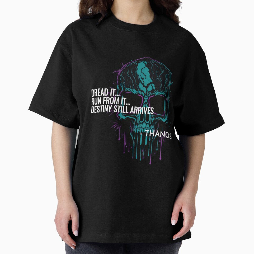 Thanos Quote Skull by kn-clothing