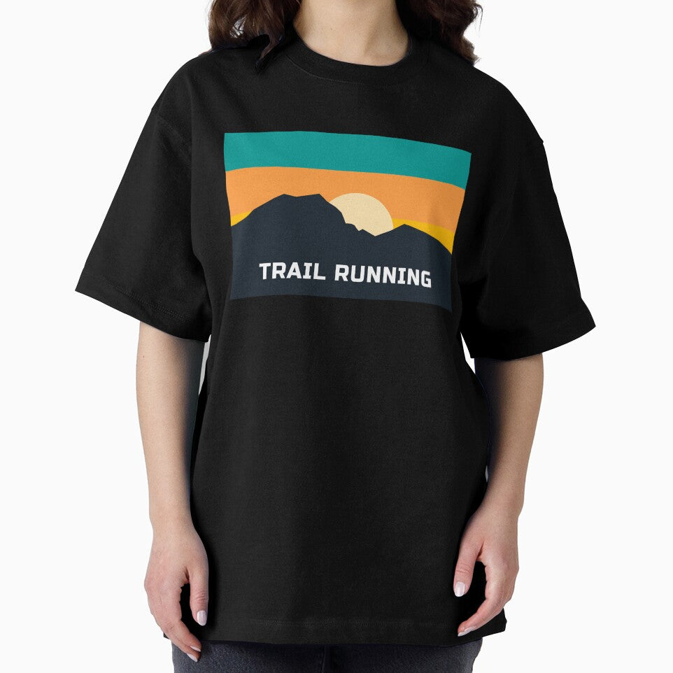 Teal Trail Running by Terra Track Art