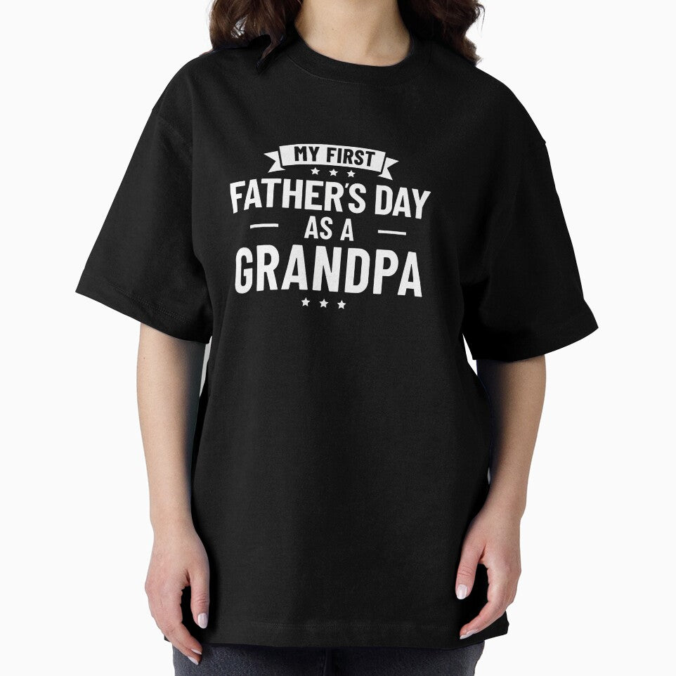 My First Father'S Day As A Grandpa Funny New Grandfather by GabrielaPeterse