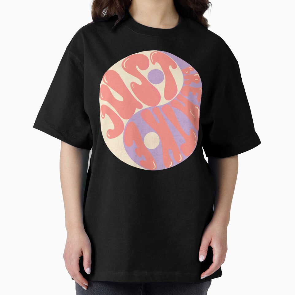 Pastel yin Yang just breathe positive affirmation by inkyclovers