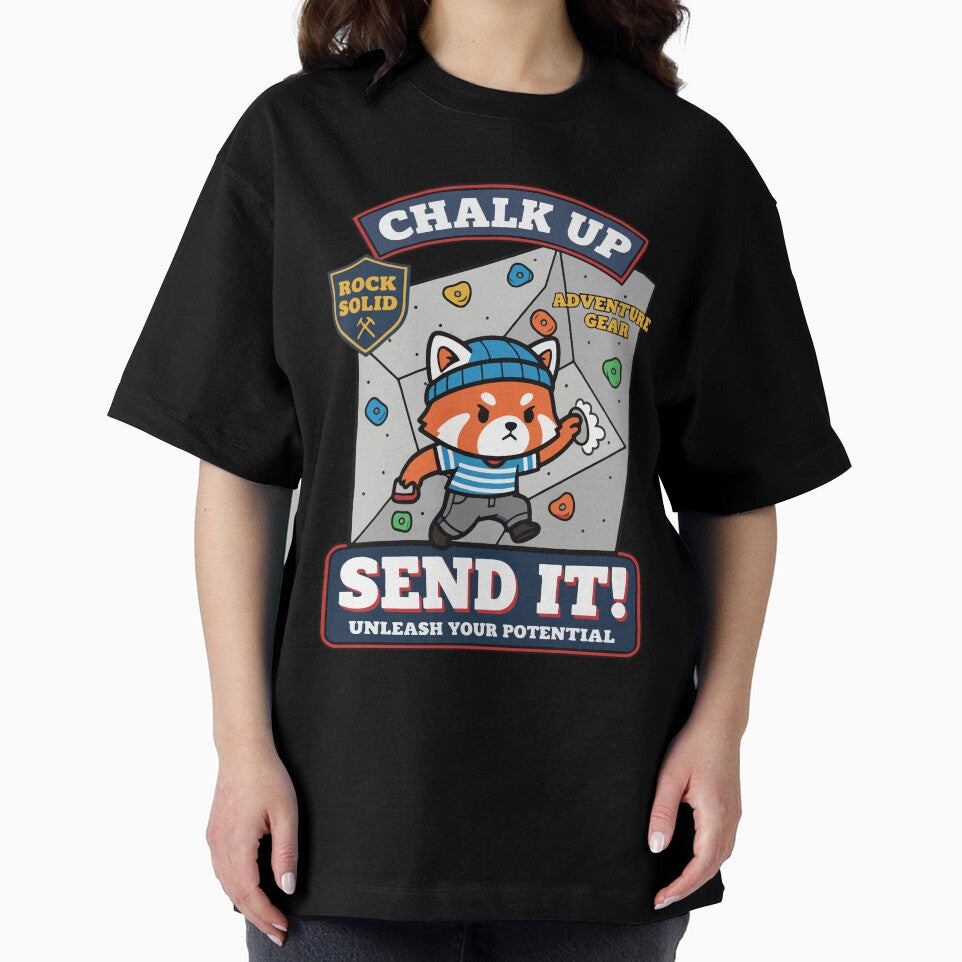 Chalk Up Send It Unleash Your Potential Climbing by LuminOrb