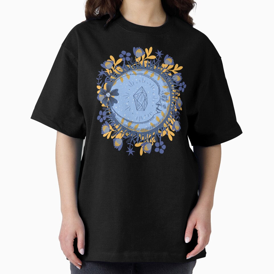 Abstract Sleepy Moon, Dreamers Energy by zanybay