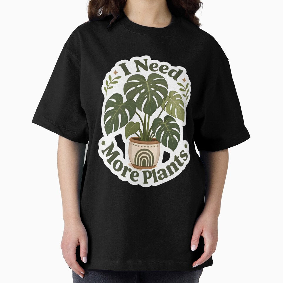 I Need More Plants Monstera Houseplant Boho Botanical by FestivityFinds