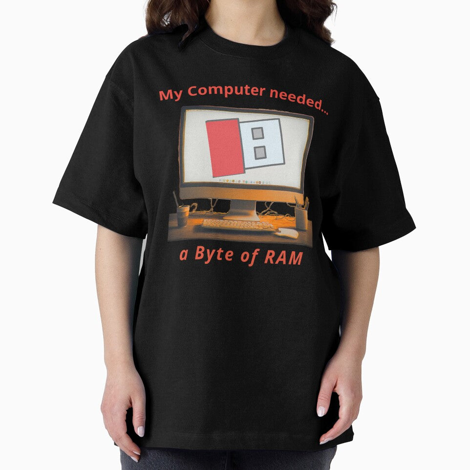 Computer needs a Byte, a funny computer gift, for the geek and computer lover by PiperParrot