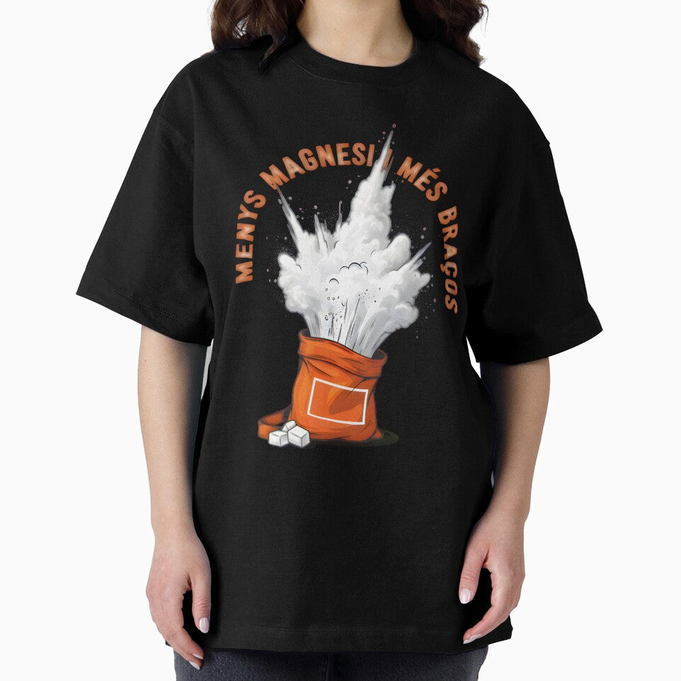 Less Chalk More Arms - Explosive Climbing Chalk Bag Art by LoopassVD