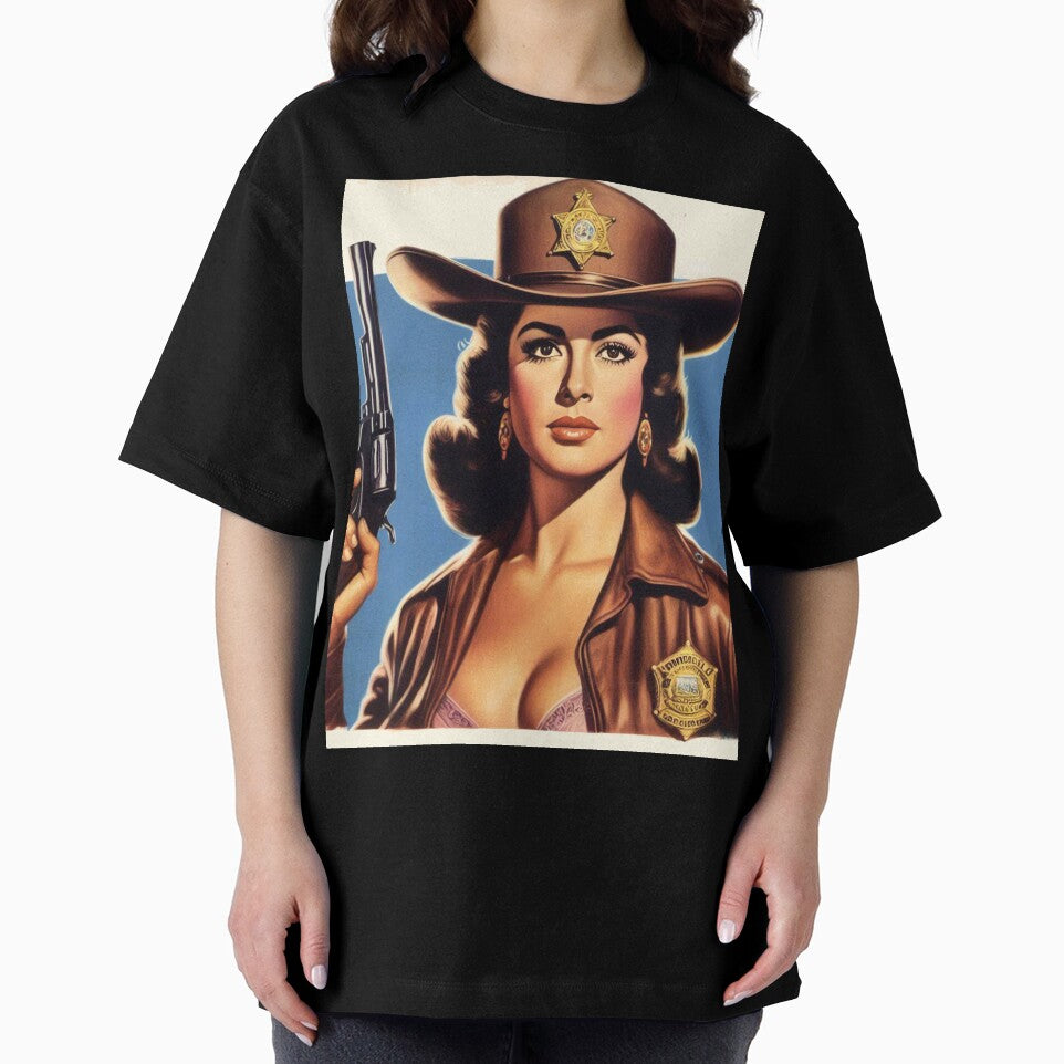 Sheriff Cowgirl Pinup by PulpVintage