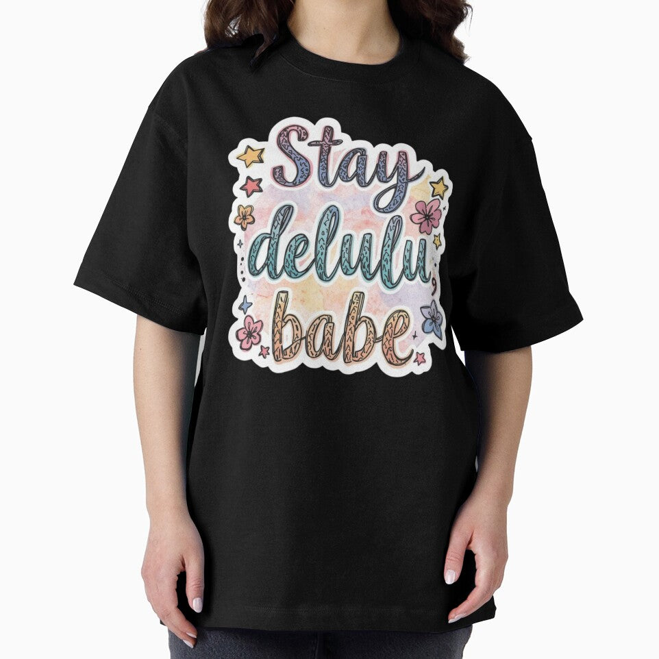 Stay Delulu  babie quotes meme stickers| Delulu Is The Solulu Sticker | Funny Meme Aesthetic | In My Delulu Era 2026 | Kpop Delusional overthinking manVibes v13 by CosmicNook1