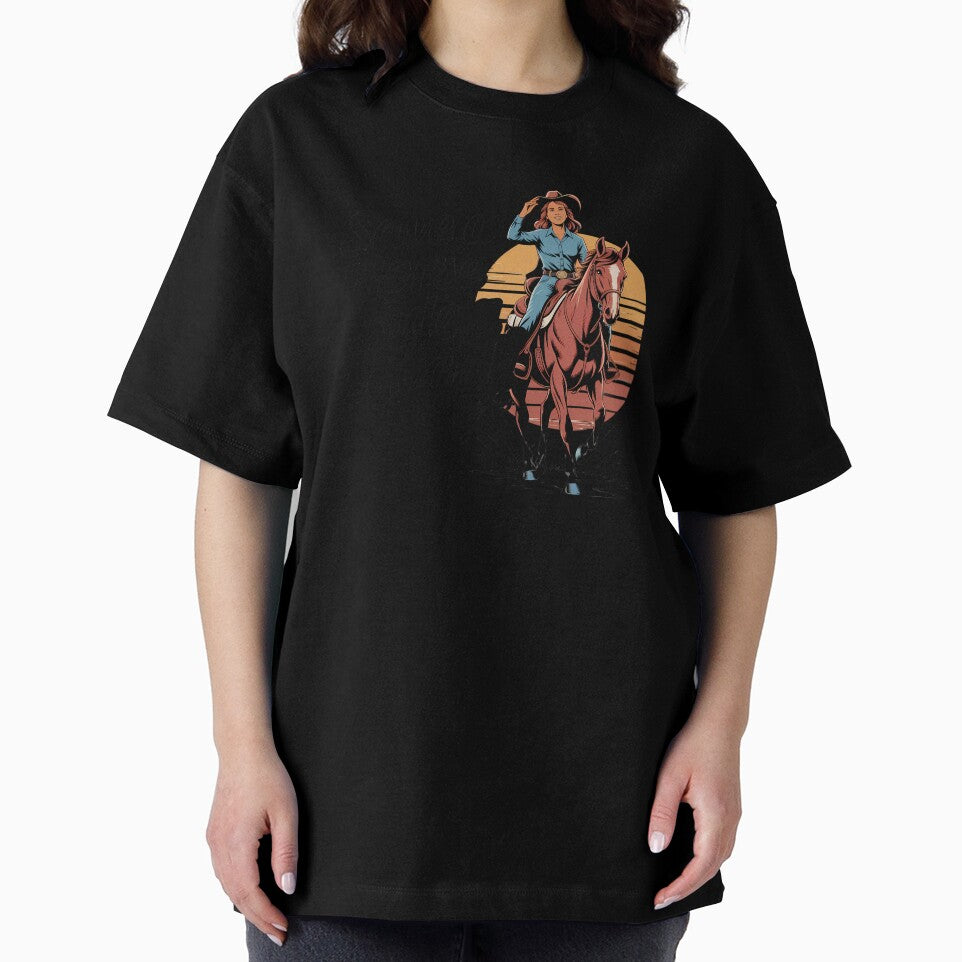 Save a Horse Ride a Cowgirl Vintage Western Funny Saying by Redjakkal