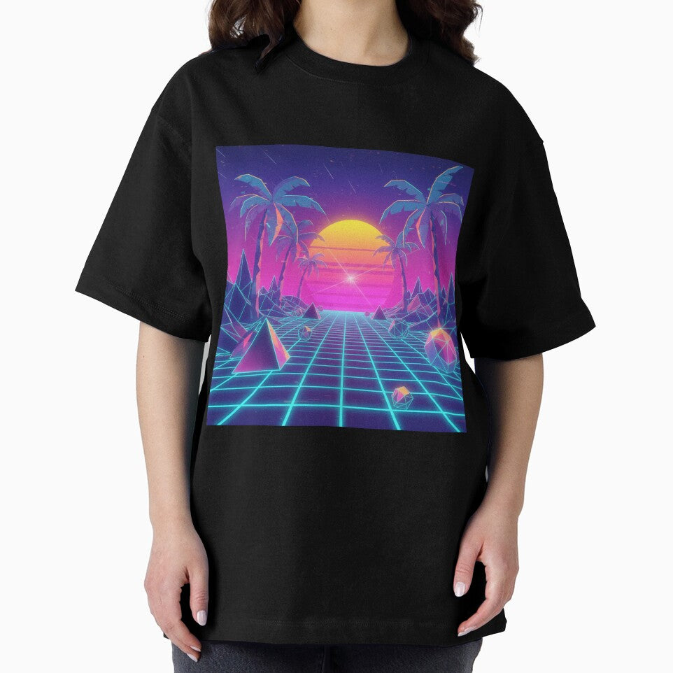 Vibrant Retro Vaporwave Sunset by Simplybe1