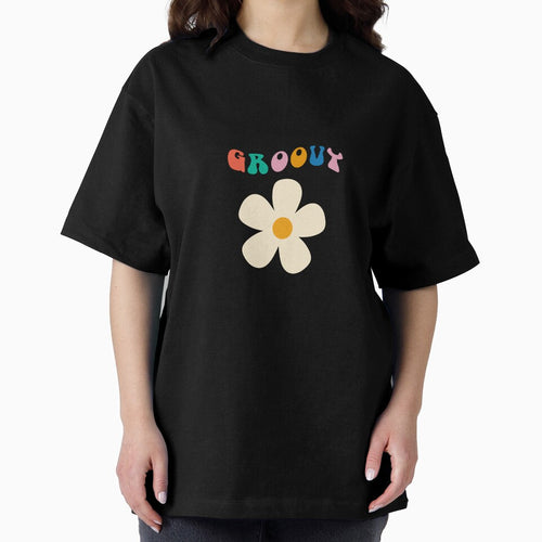 "GROOVY" Free Spirt Hippie Flower Graphic by CoolCrap-