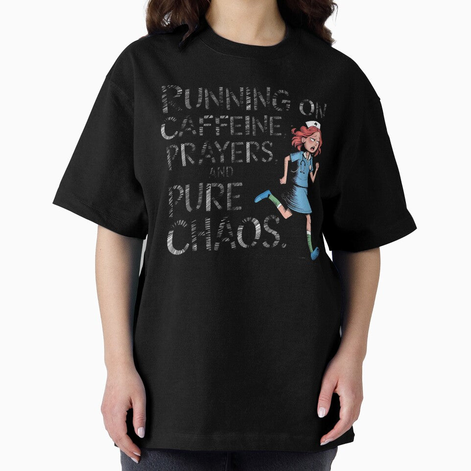 Running on Caffeine, Prayers and Pure Chaos | Funny Student Nurse by CuteDesignables