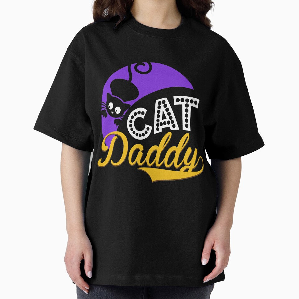 Cat Daddy Shirt for Men Vintage Style Gift by simplytldr