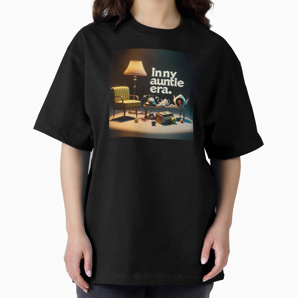 In My Auntie Era: Vibrant T-Shirt Design for Nostalgic Fashionistas by Gatsbird Design