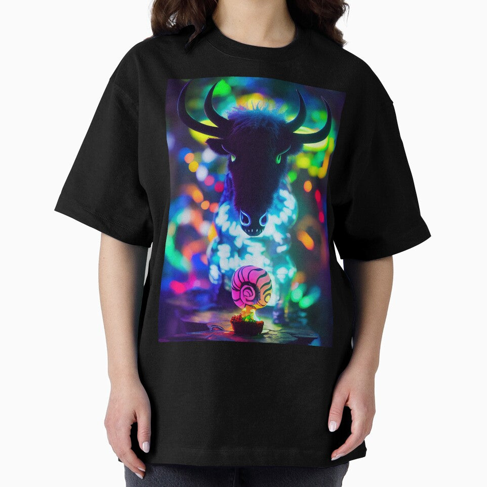Neon Bison by KungFuChaos