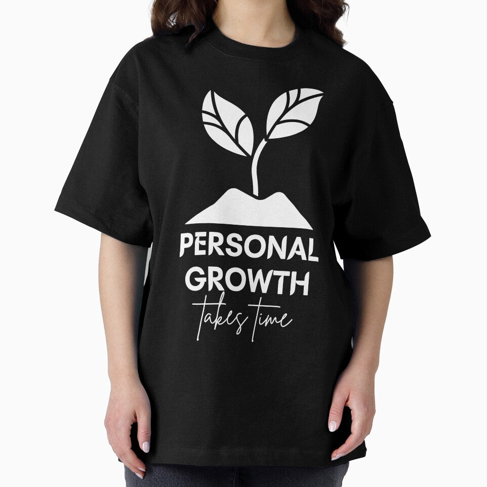 Personal Growth takes time Motivation Quotes for Plant lovers Sprout by AlinaOz