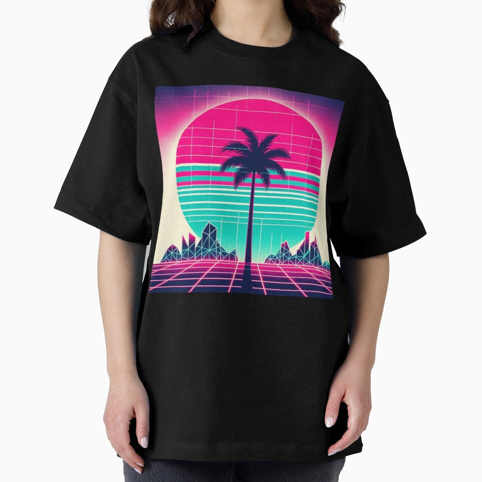 Synthwave Sunset – Retro Palm Dreamscape by Dogandesighn