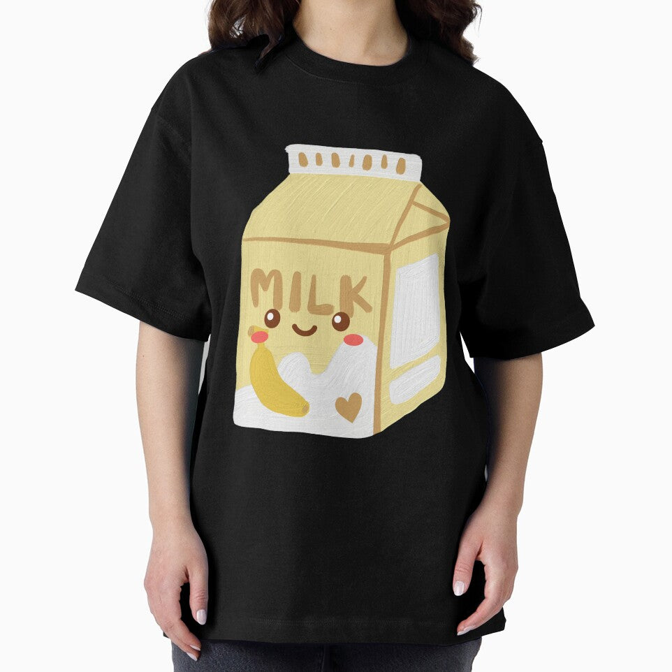 Kawaii Banana Milk Carton Sticker by Uryummypie