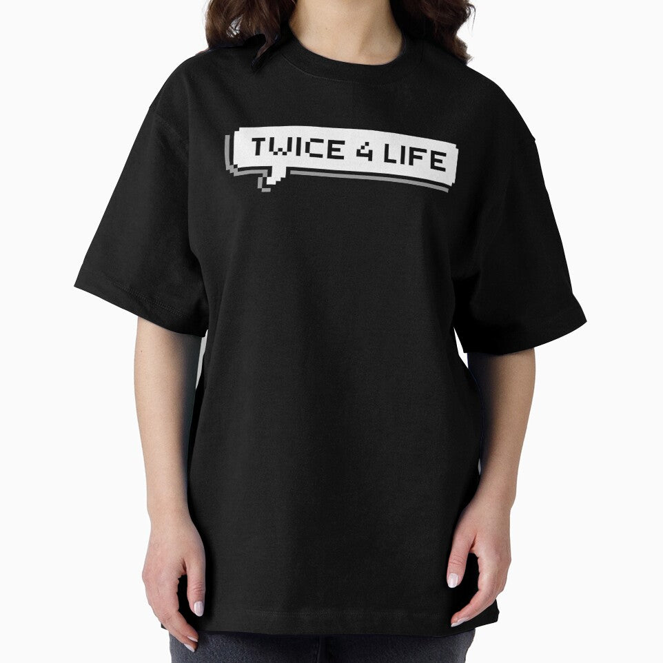 Twice 4 Life pixel speech bubble retro sprite art by Momoringalingg