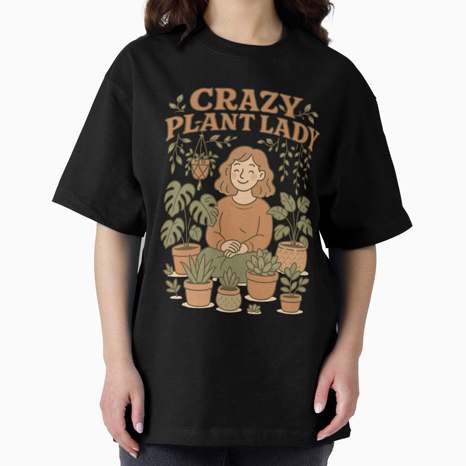 Crazy Plant Lady Funny design – Cute Gardening Lover Gift for Women & Plant Moms by LuxeGraphix