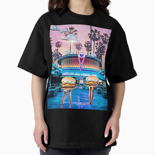 1950's Hamburger Alien Diner by PopVelvet