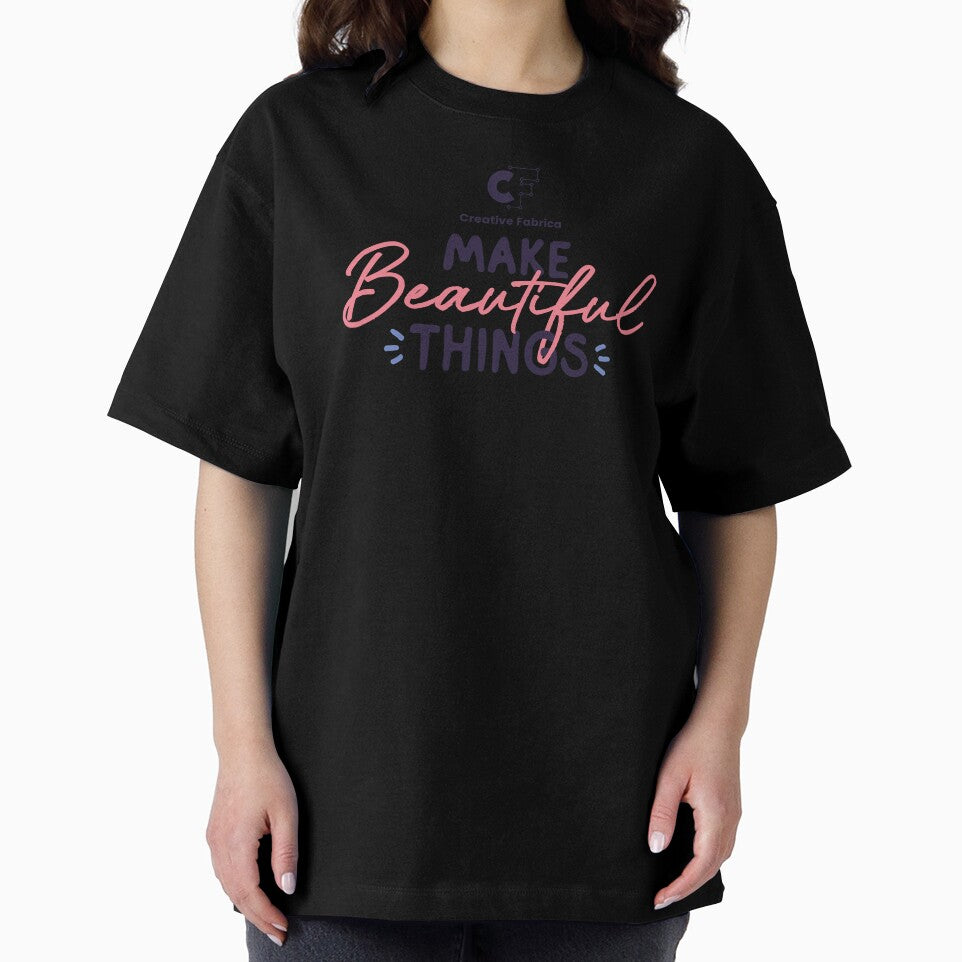 Creative Fabrica "Make Beautiful Things" Quote by CFMerch