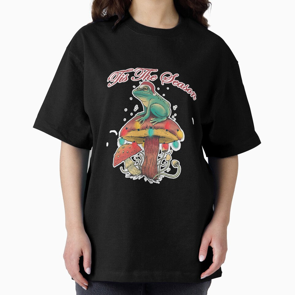Cottagecore Christmas Frog Sitting On by NeverLoseSF