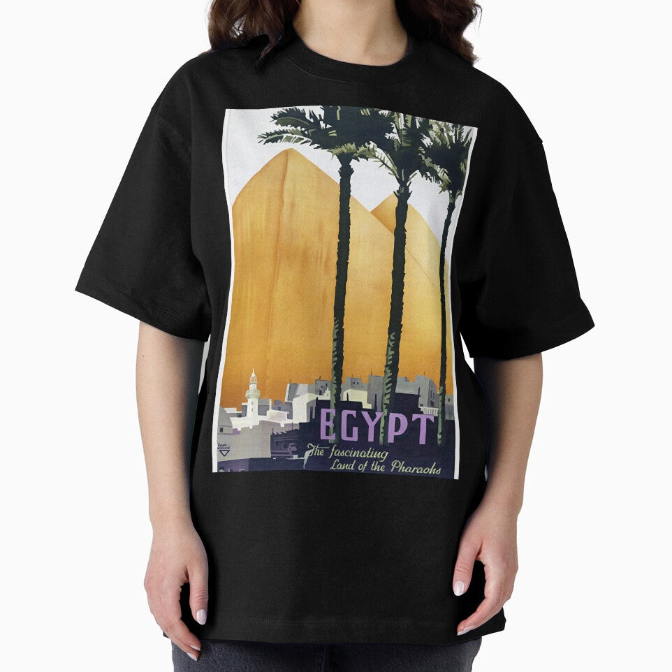 Vintage Travel Poster Egypt The Fascinating Land of the Pharaohs by nyCatron00
