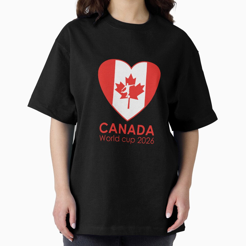 Canada Soccer Flag Heart World Cup 2026 Sticker by topprinting