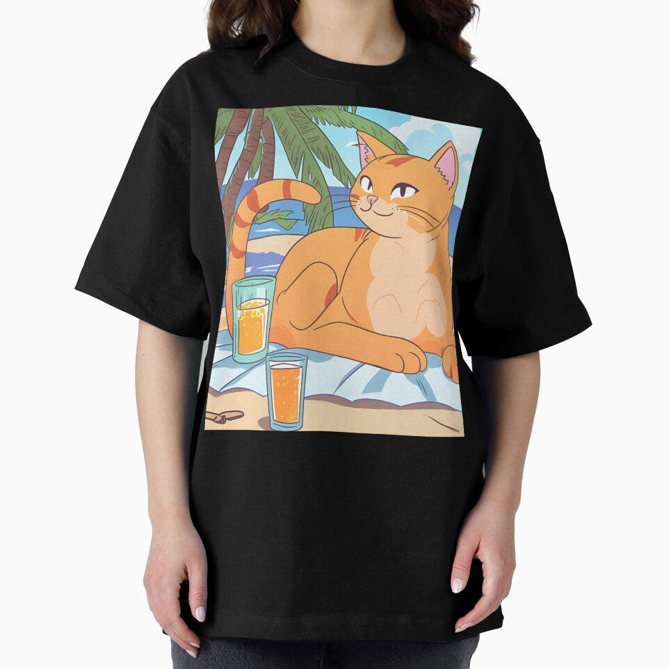 Orange Cat On Vacation by ArtistMart