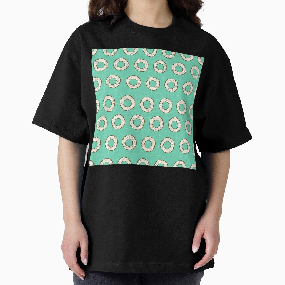 Bagel Pattern Design for Tote Bags by FestivityFinds
