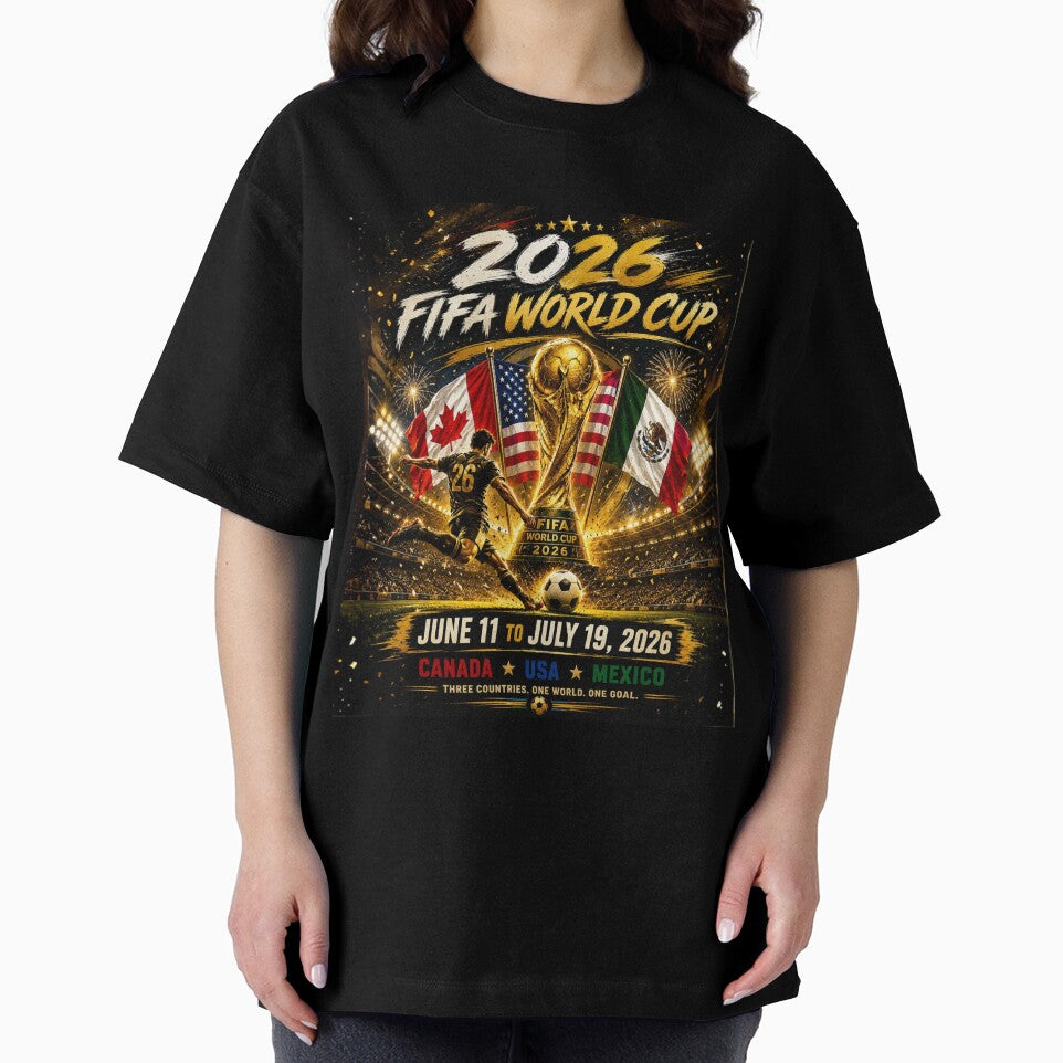 World Cup 2026 tri nation Soccer Merch | 4th of July  USA independence Day| Football Fan Gear | USA Sports Apparel Tee|  Soccer worldcup ChampionshipSoccer World ver 14 by CosmicNook1