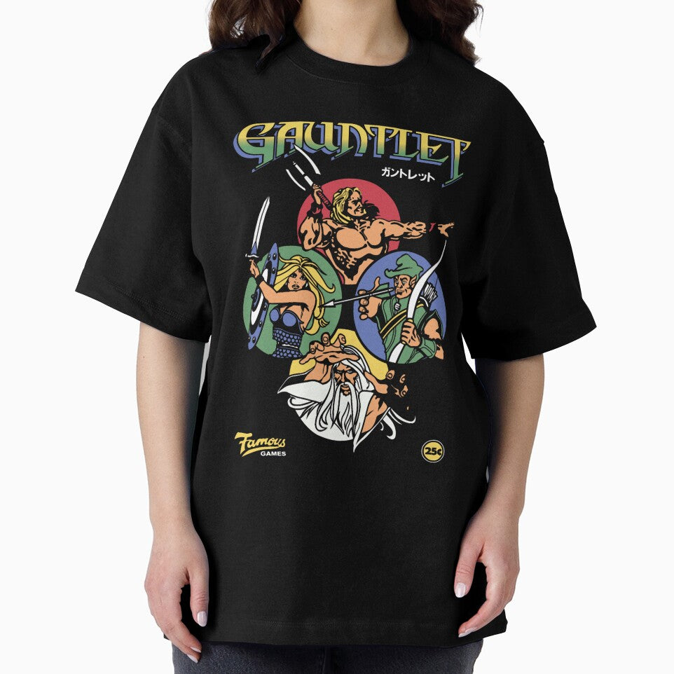 Gauntlet Retro Vintage Arcade Gaming Men Women by THERETROBLUES