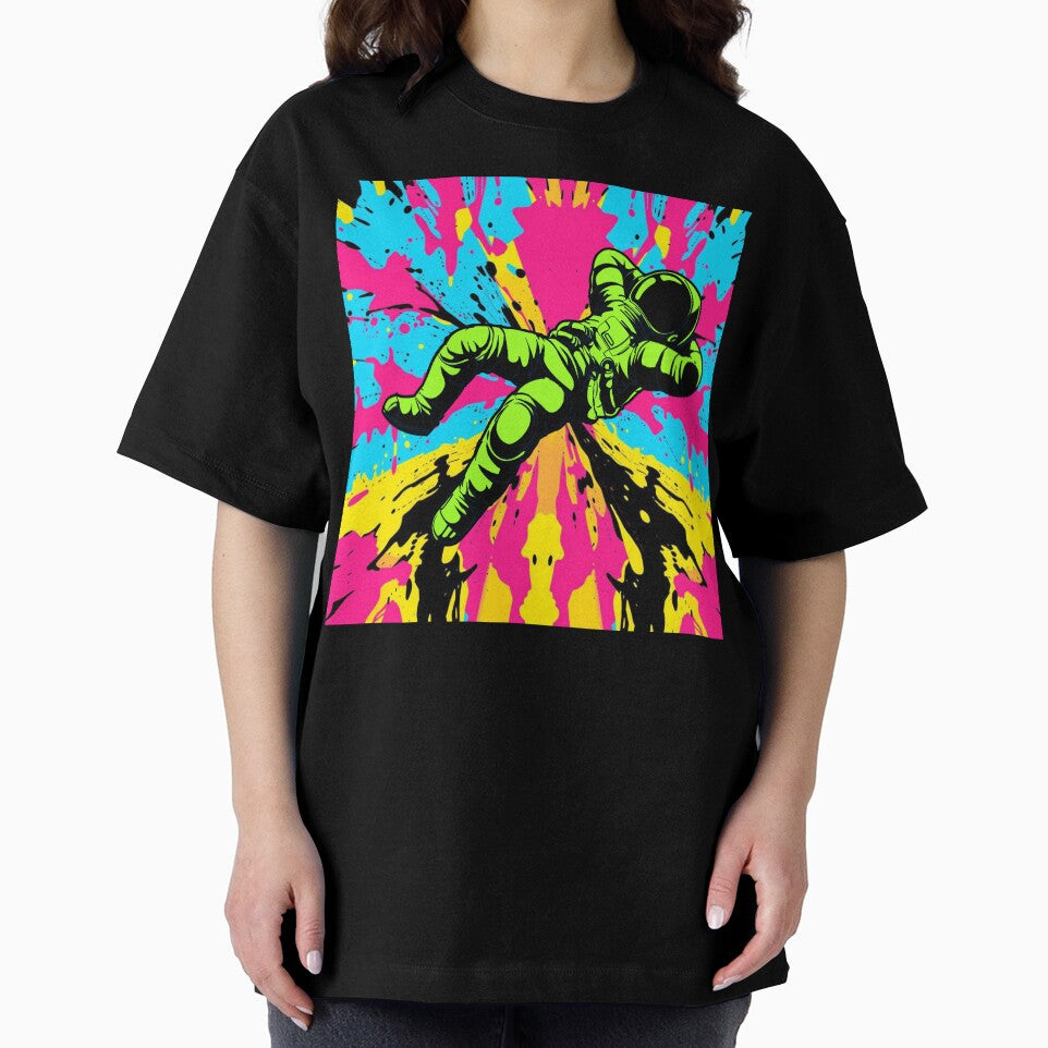Psychedelic Graffiti With Chill Floating Astronaut by UNK-Fatigues
