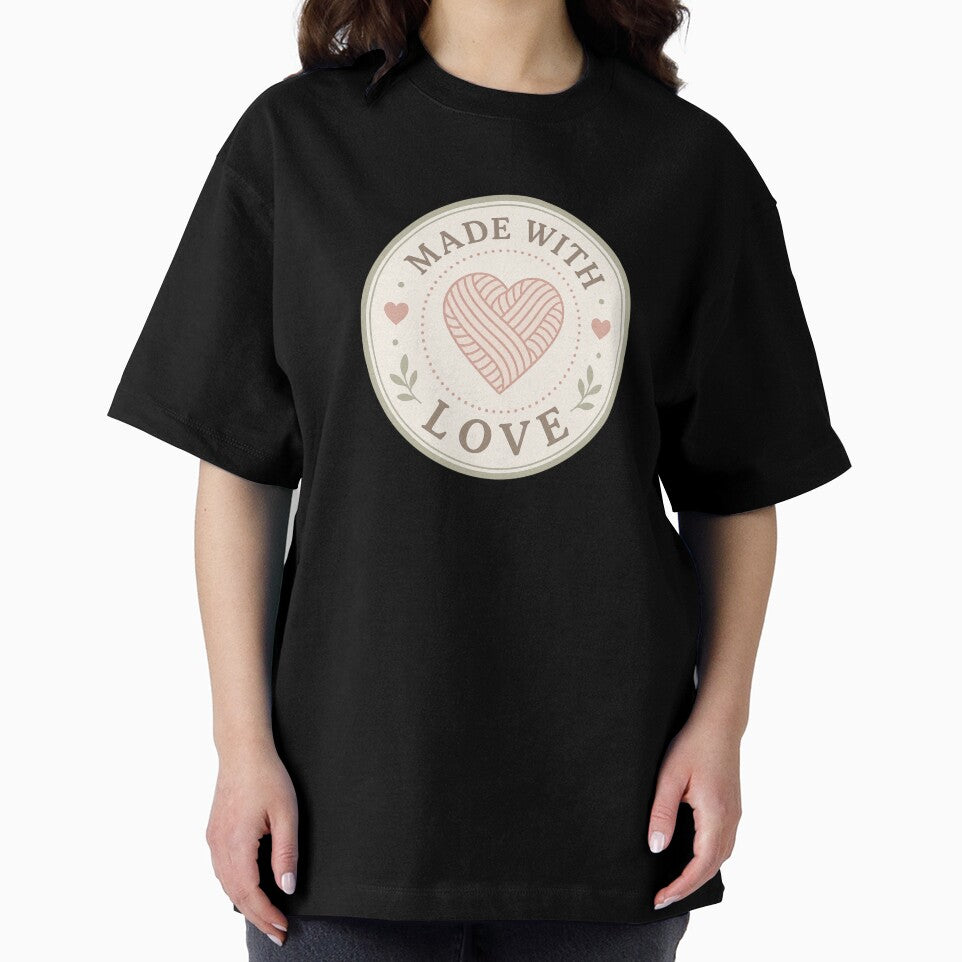 Made With Love Yarn Heart by EastEndTownie