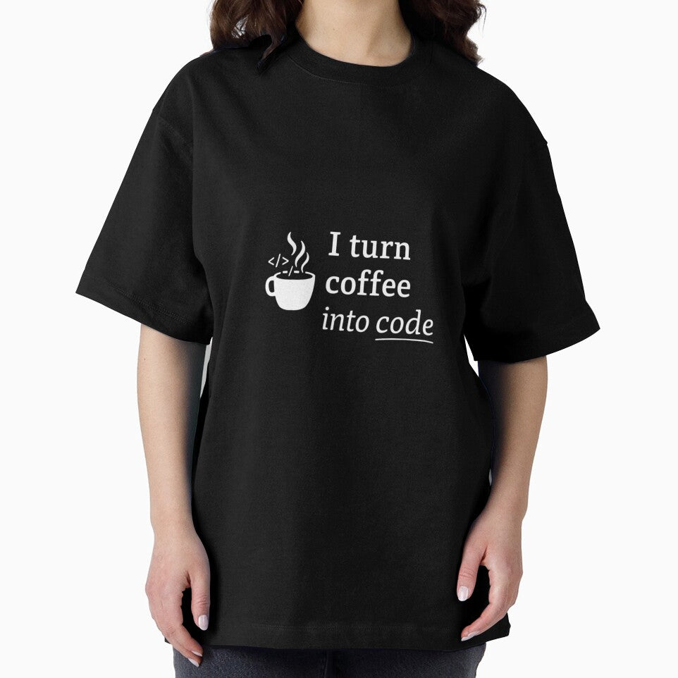 Copy of I Turn Coffee Into Code White – Developer Life by CtrlAltLaugh
