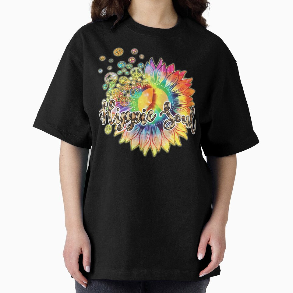Daisy Peace Sign Hippie Soul Flower by Omega Puff