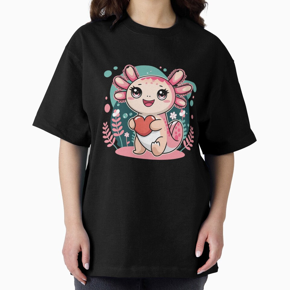 Cute Axolotl Love Art – Perfect Valentine’s Day Decor by JRsmail