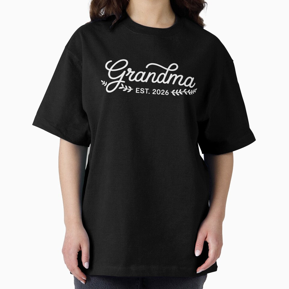 Grandma Est. 2026 | Elegant Floral Grandma Gift by Gogetgiggles