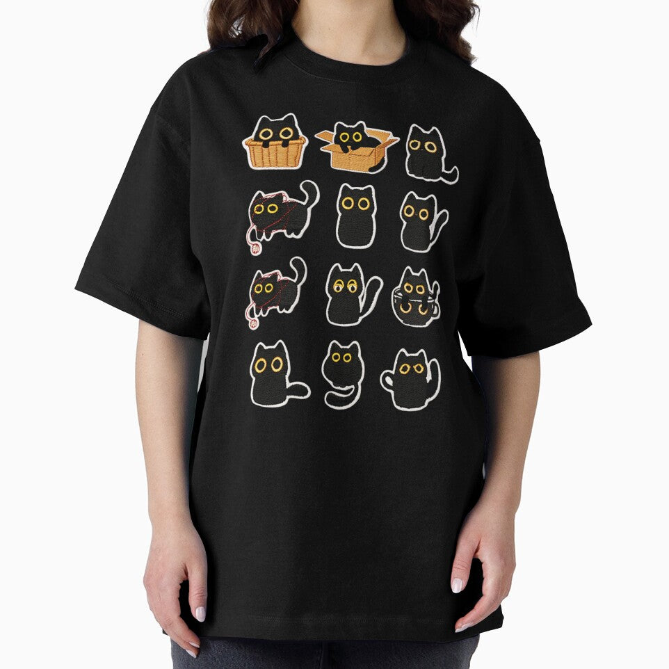 cat loaf cute kitten of types, cat lover funny t-shits by HomeFarShop
