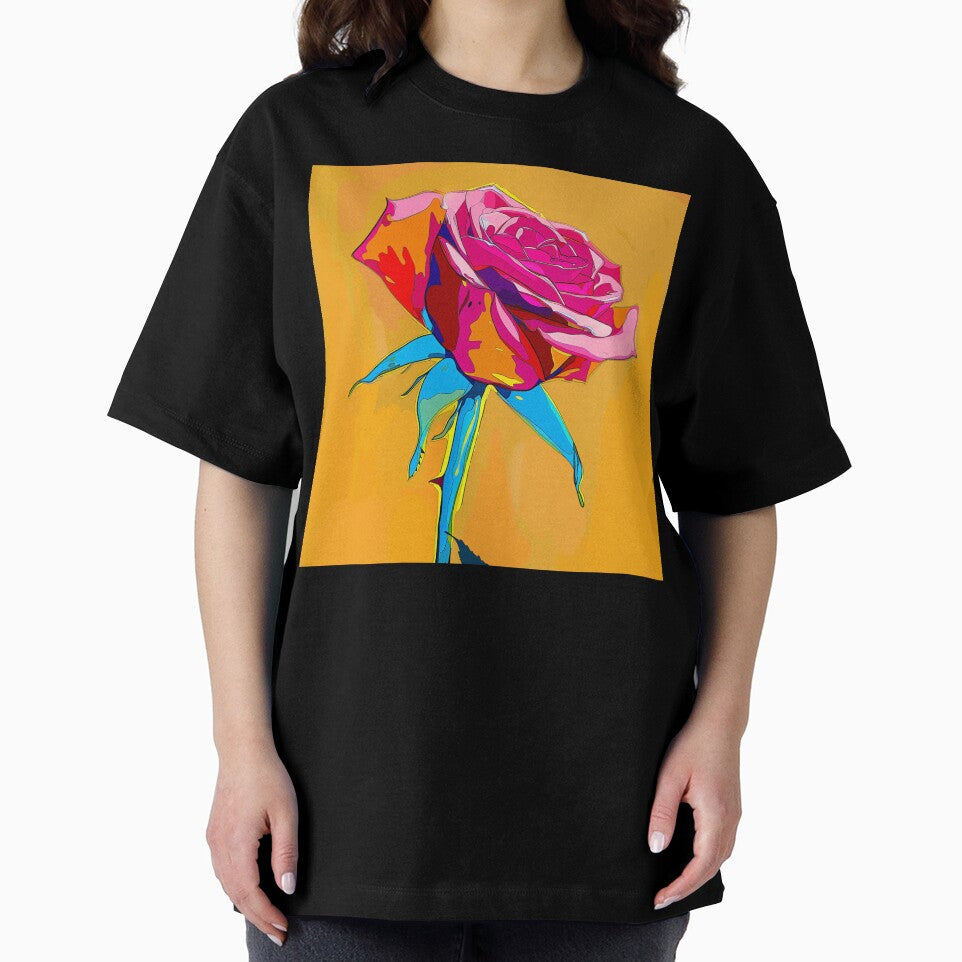 Red Rose Pop Art 1 by AstroRisq