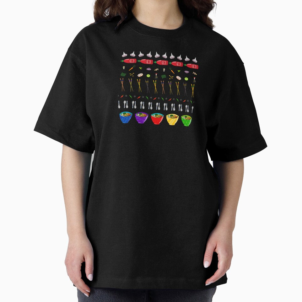colourful ramen pattern by little-lyon