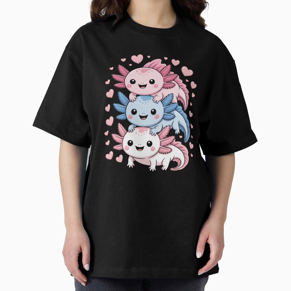 Axolotl Stack Cute Kawaii Animal Lover by Gogetgiggles