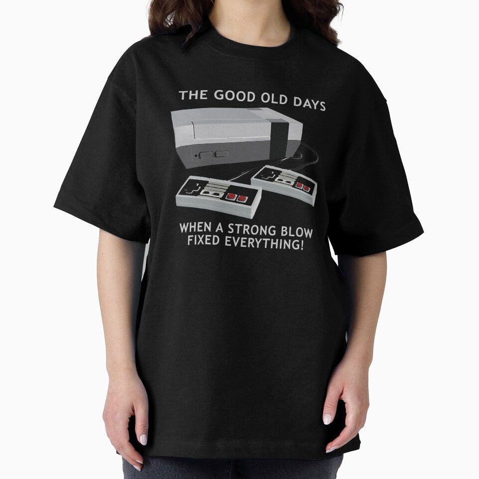 Retro gaming "The Good Old Days When A Strong Blow Fixed Everything!" by JDMTees