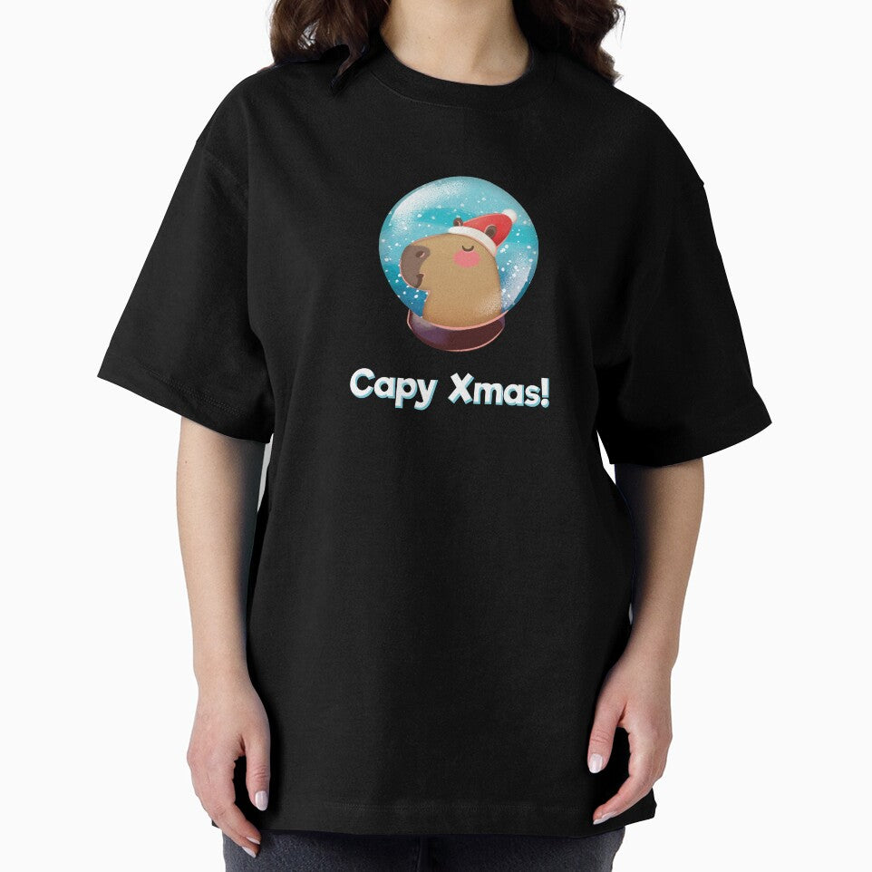 Capybara Capy Xmas Christmas by supermara