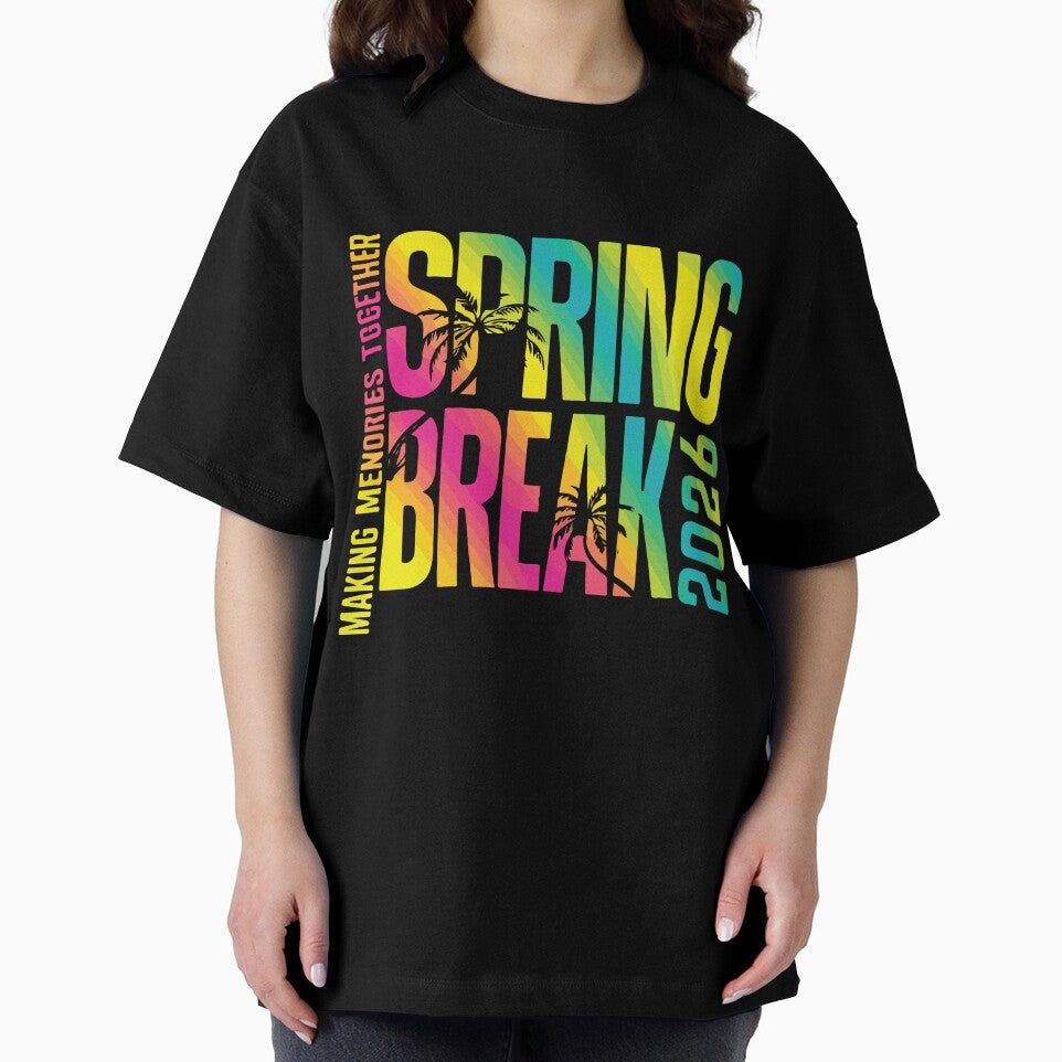 Spring Break 2026 Vintage Retro Beach Vacation Family Friends Trip Design by kiralynstration